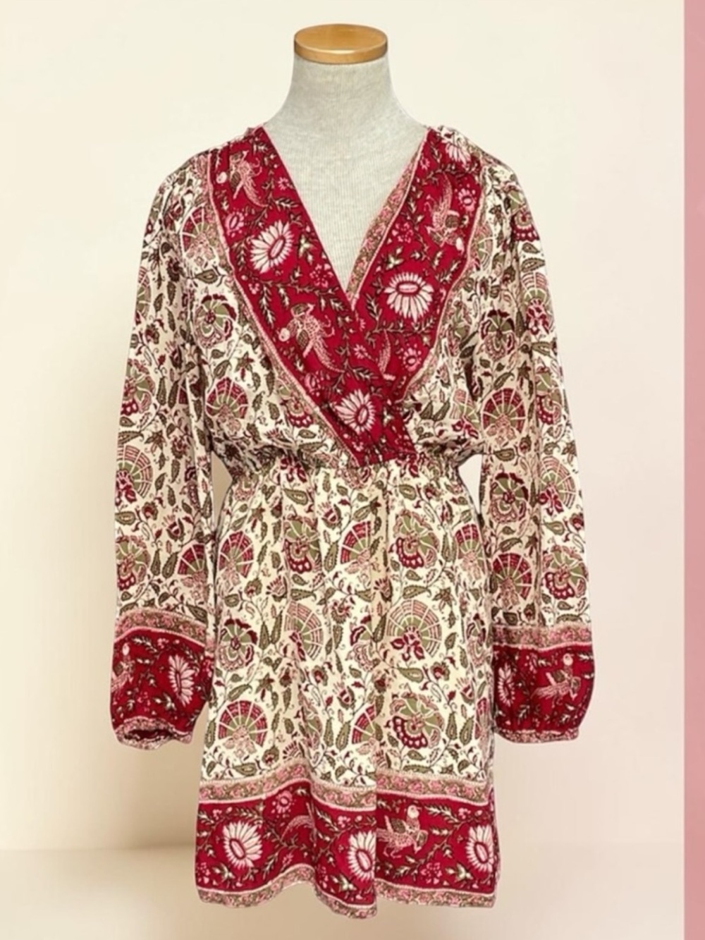 Lucky Brand Floral Boho Dress. Size Medium. Retails $119. - Picture 2 of 13